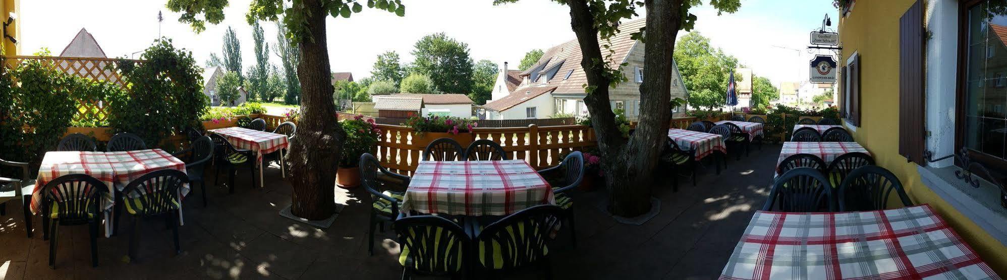 Hotel Gasthof Zum Schwan Steinsfeld Dış mekan fotoğraf